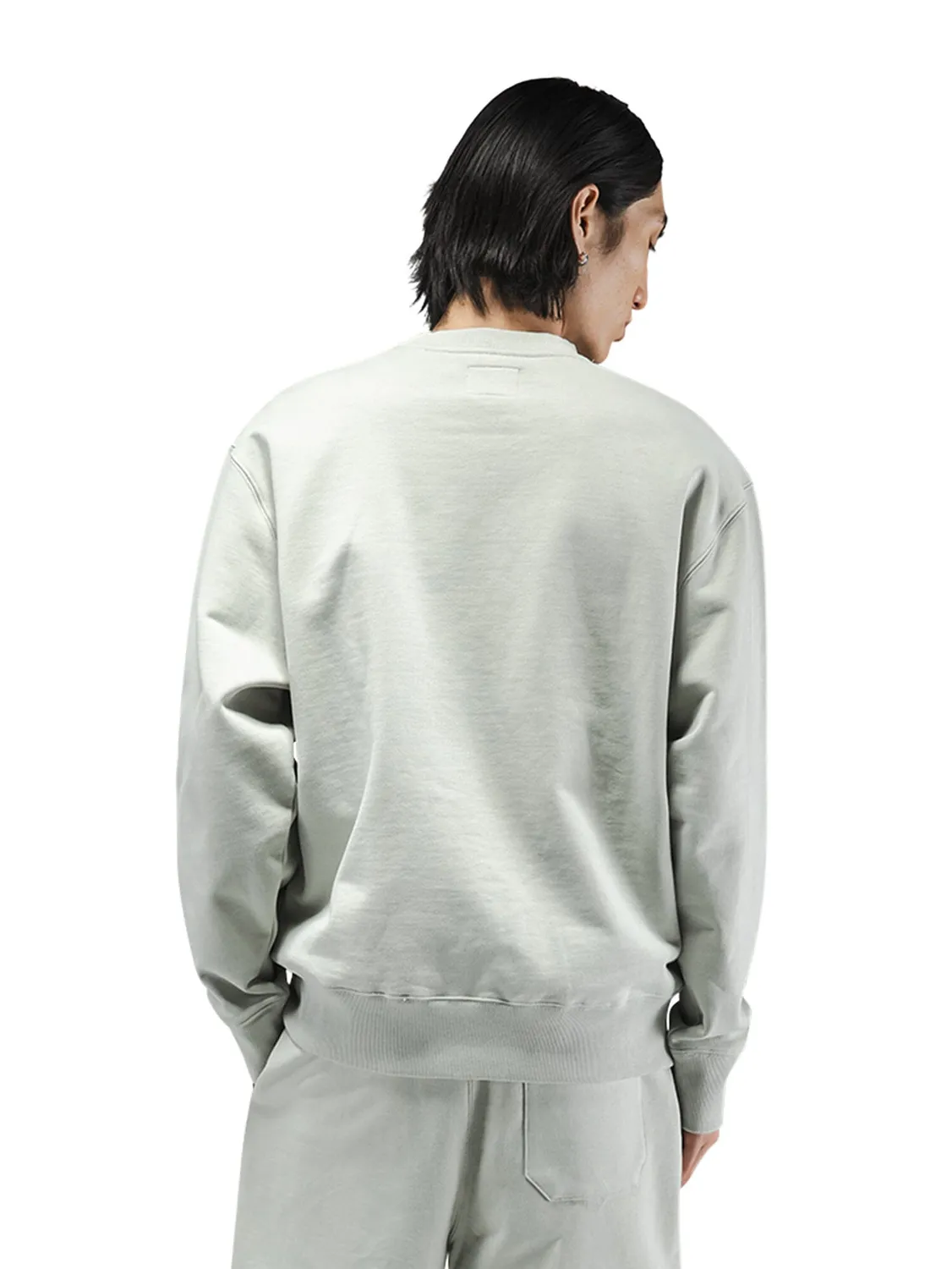 Alpha Industries Essential French Terry Crewneck Gen II bluză gri deschis ușoară