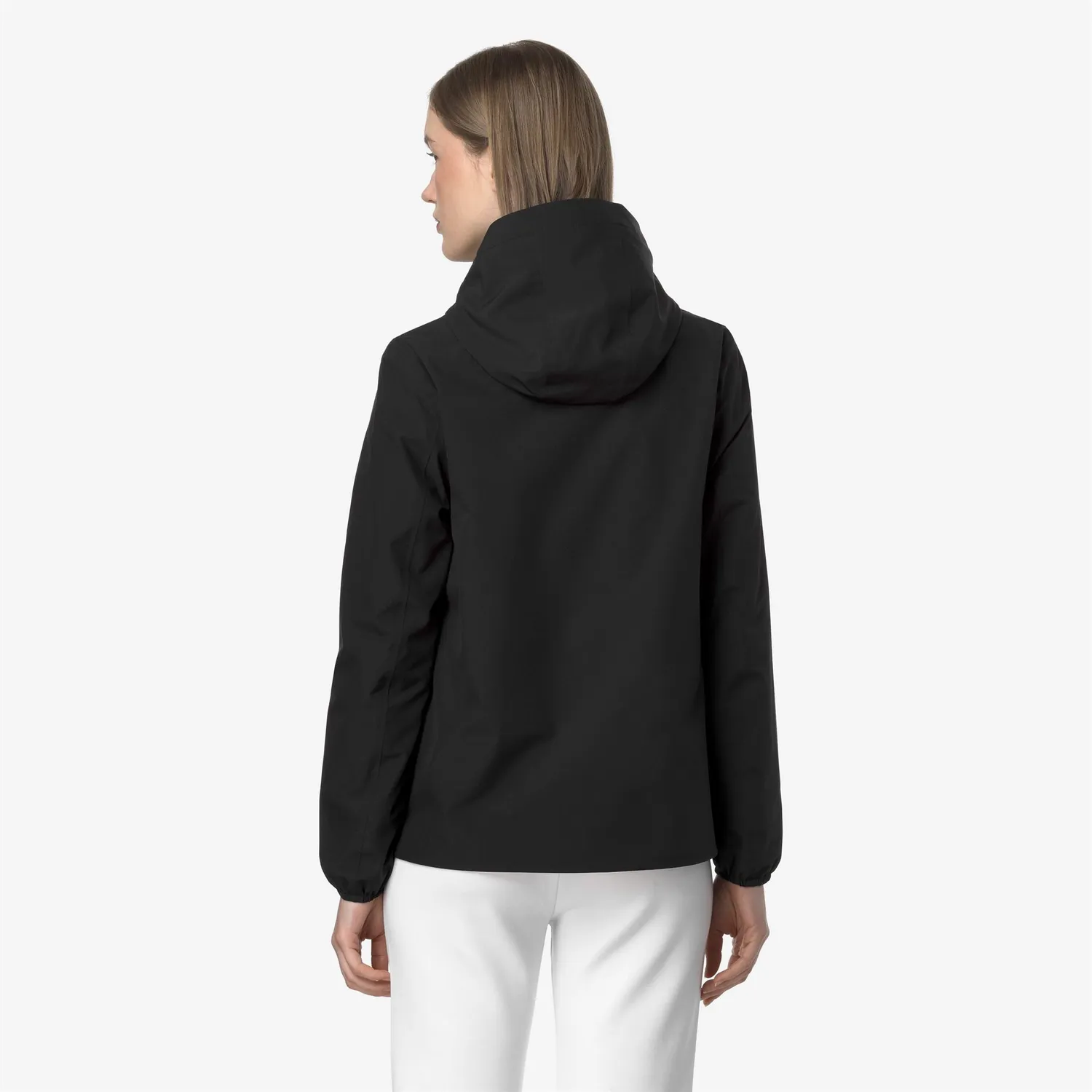 K-Way Marguerite Stretch geaca dama negru impermeabila