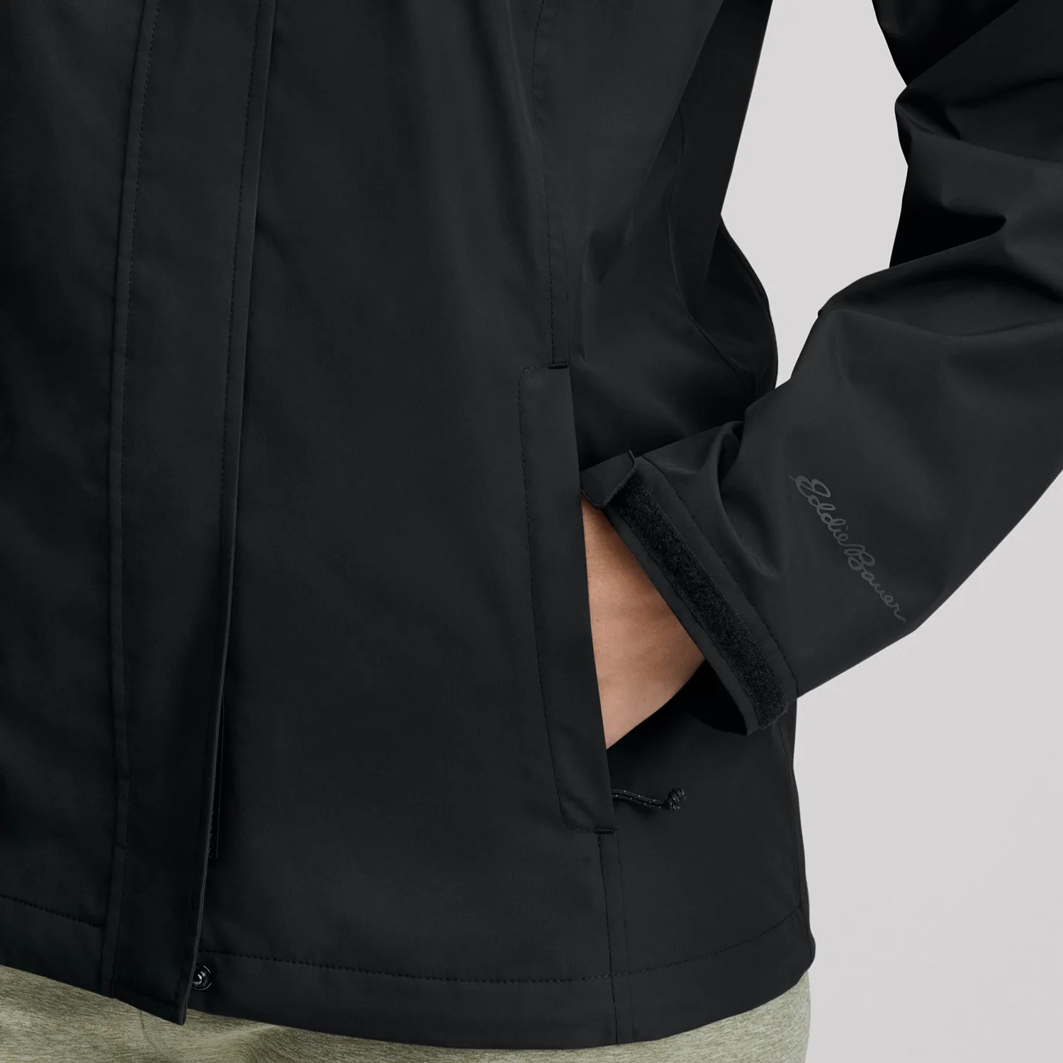 Eddie Bauer Rainfoil geaca ploaie dama neagra