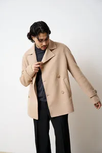 Mareus 533 palton lână bărbați bej 75 cm