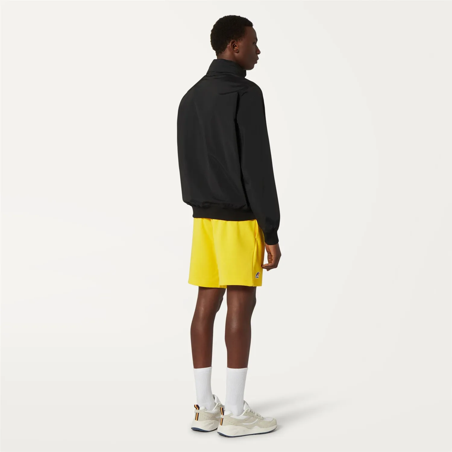 K-Way Le Vrai Dorian Poly Cotton pantaloni scurti galben bumbac