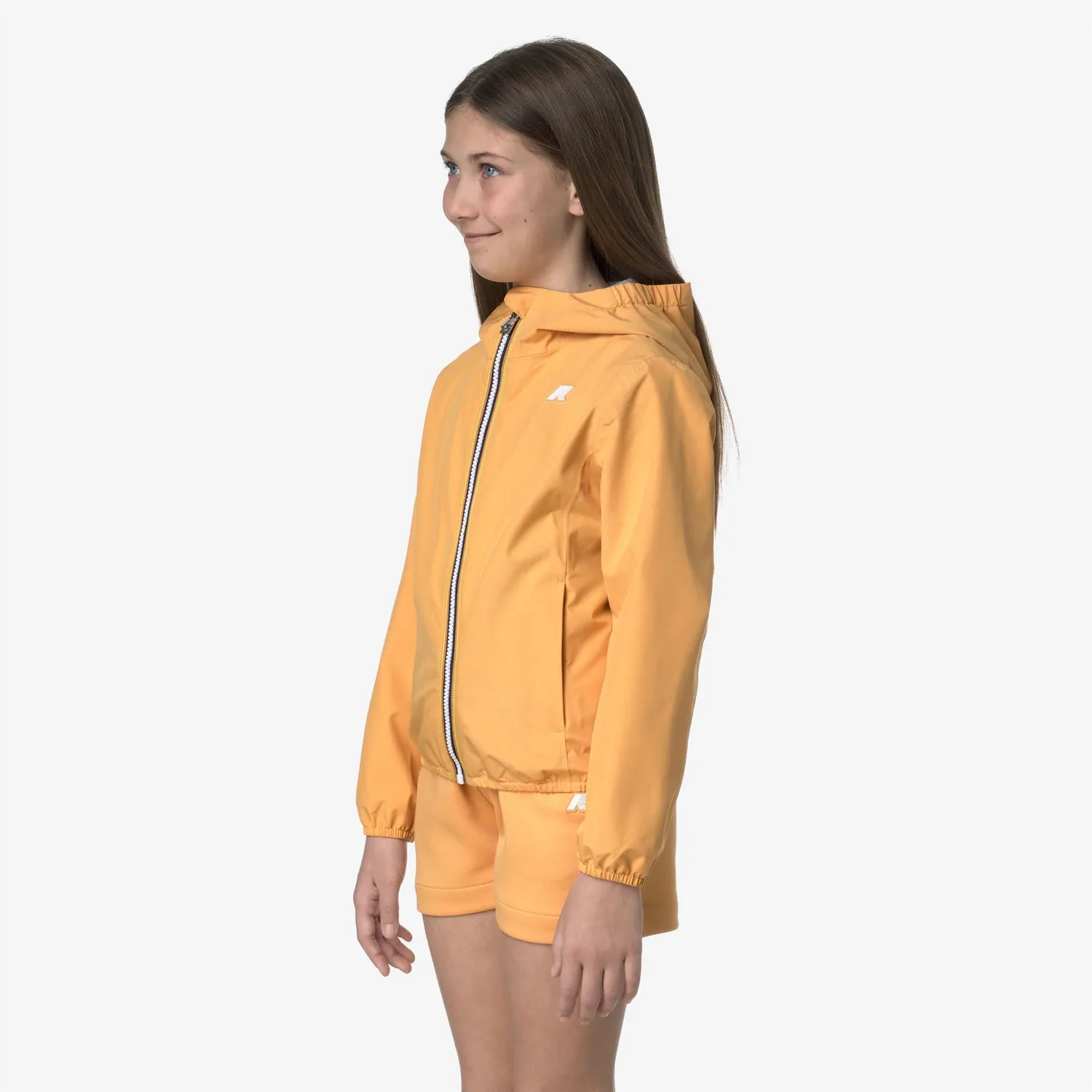 K-Way Lily Stretch Poly Jersey geaca fete portocalie