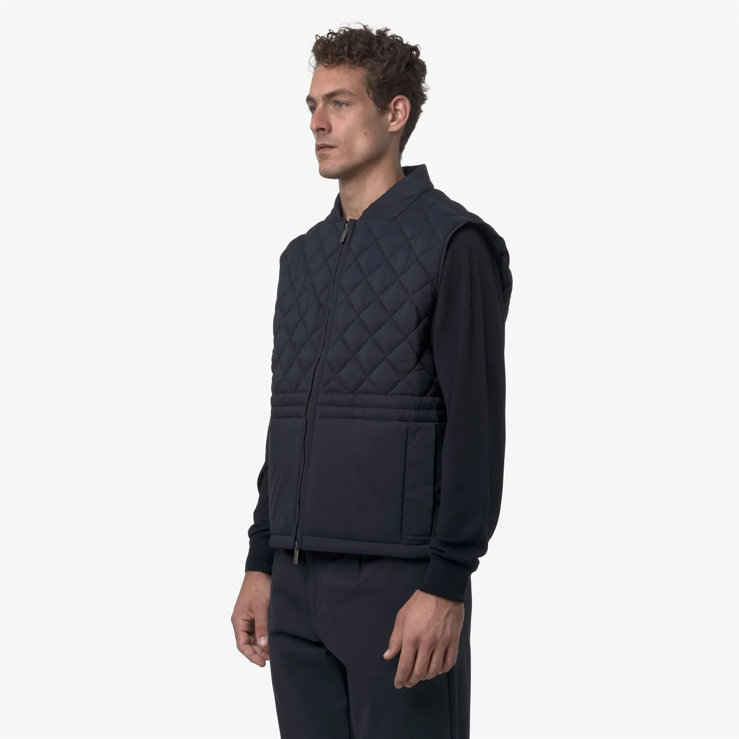 K-Way Barnes Premium Warm vesta barbati albastra