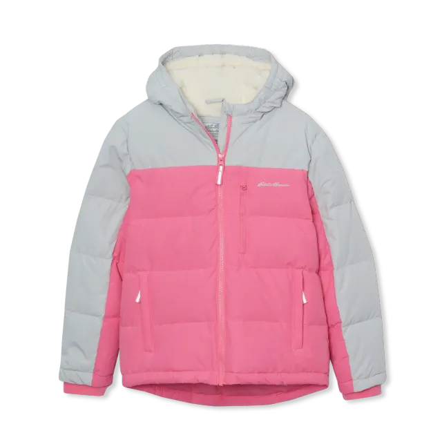Eddie Bauer Classic geaca puf fete Peacoat cu gluga