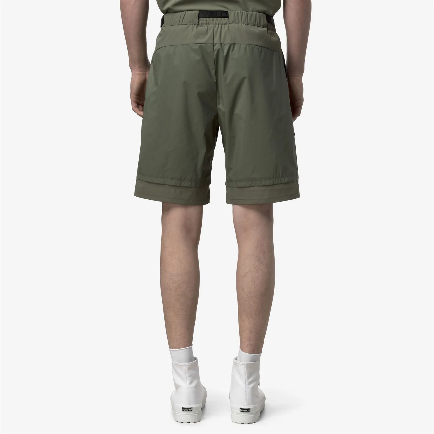 K-Way Breger pantaloni scurti barbati verde tehnici
