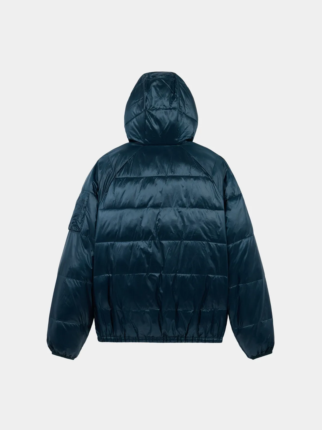 Alpha Industries Laughlin Ultralight geaca puffer Midnight Teal gluga
