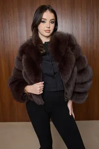 Mareus 503 haina vulpe Cocoa Brown transformabila