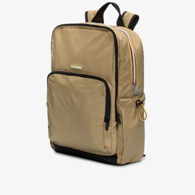 K-Way Gizy rucsac Beige Khaki laptop impermeabil