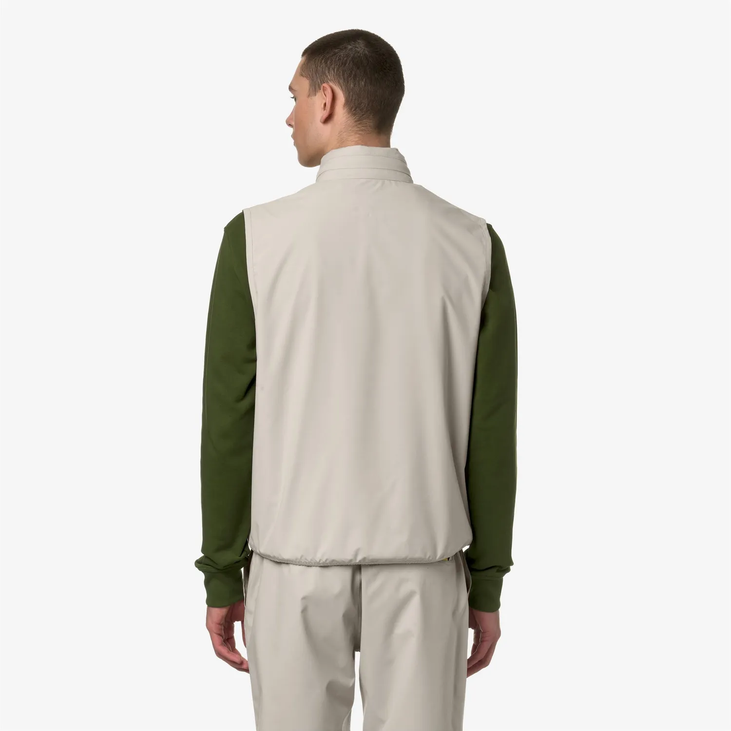 K-Way Valen Stretch Dot vesta barbati bej impermeabila
