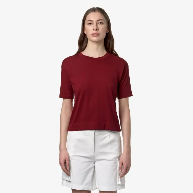 K-Way Esmer pulover dama Red Dk bumbac egiptean