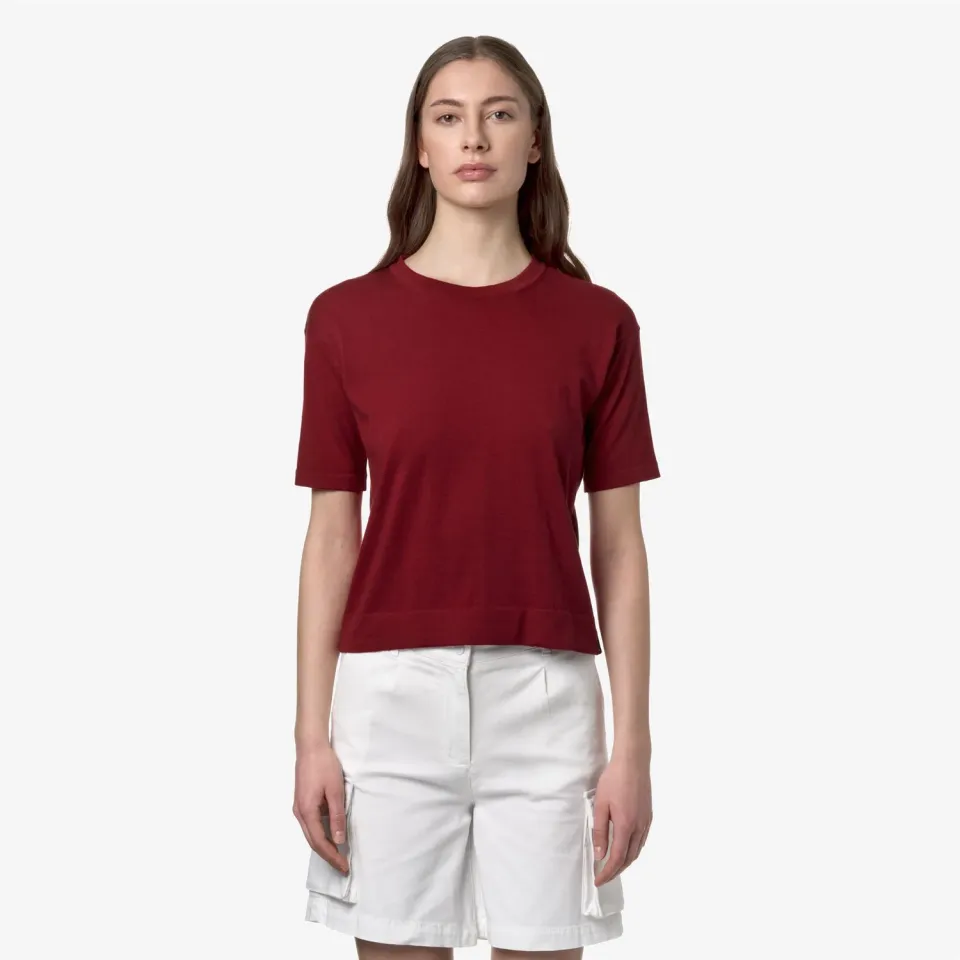 K-Way Esmer pulover dama Red Dk bumbac egiptean