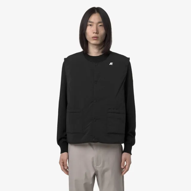 K-Way Valty Plain Warm vesta barbati negru Primaloft
