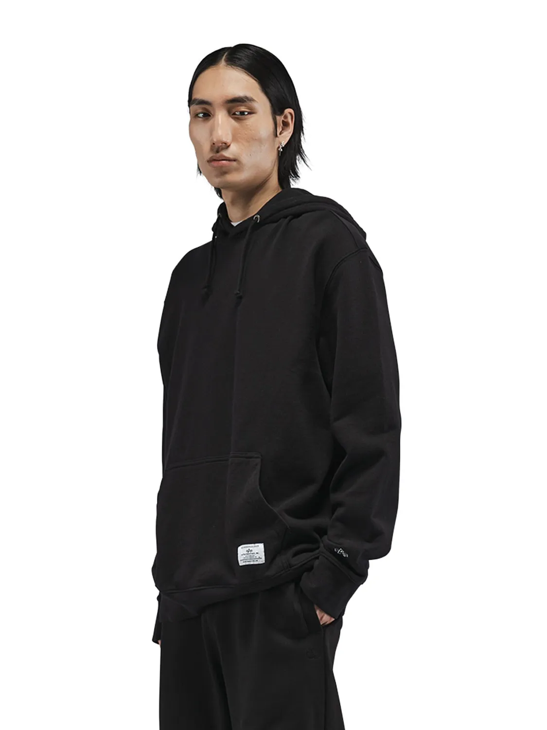 Alpha Industries Essential French Terry Gen II hanorac Negru bumbac