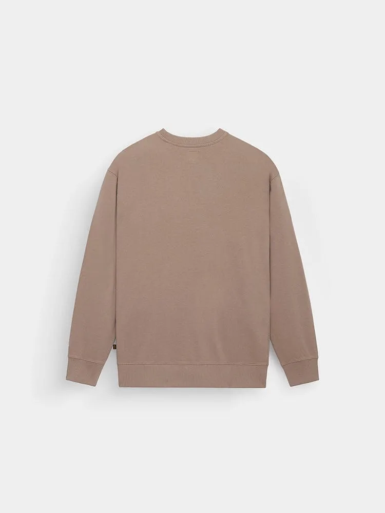 Alpha Industries Essential French Terry bluza crewneck khaki