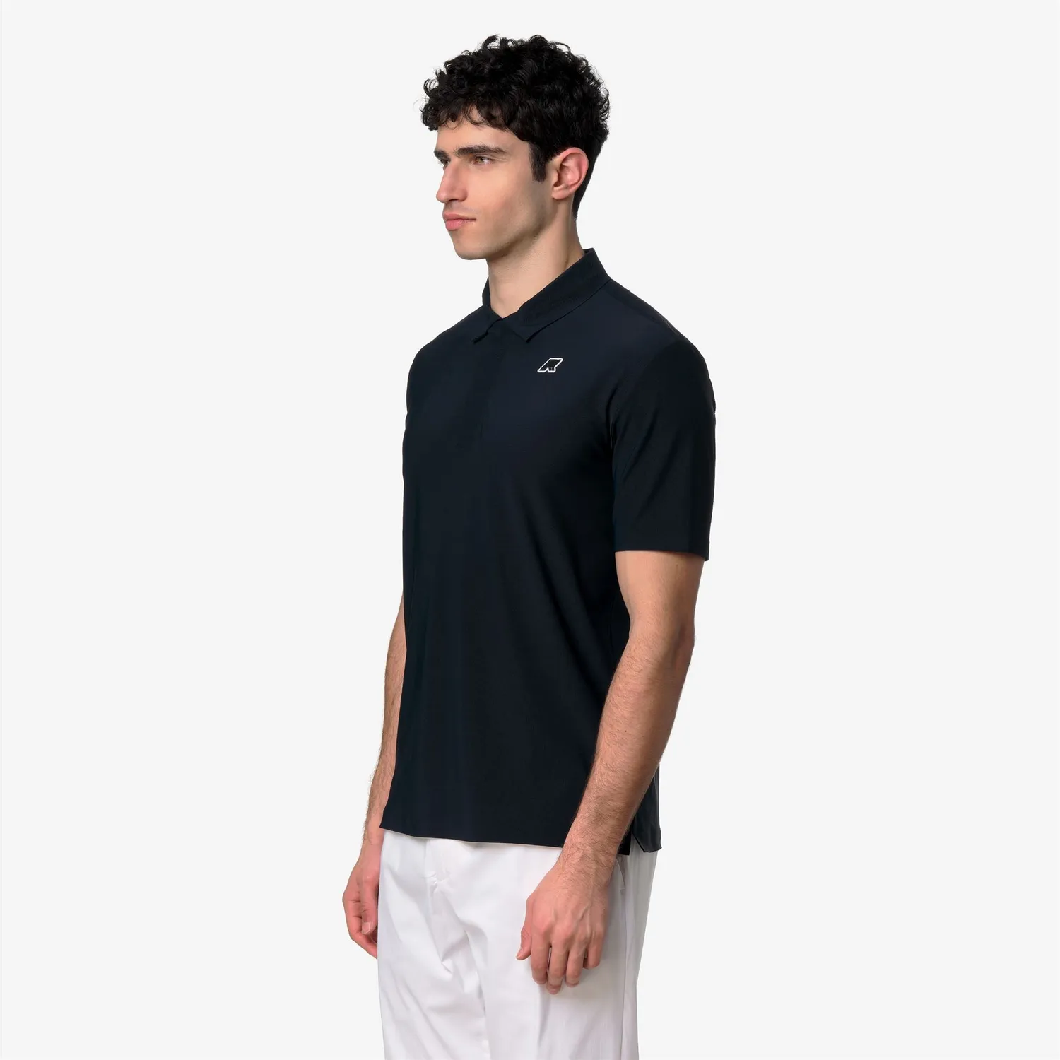 K-Way Swing Golf tricou polo albastru elastic