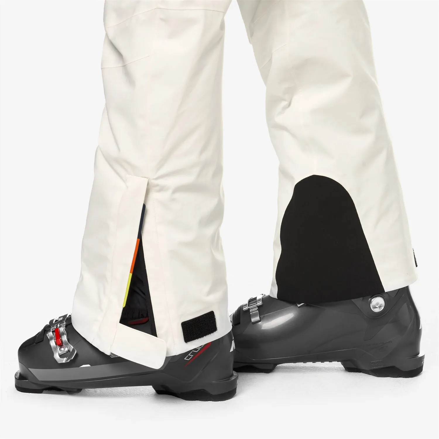 K-Way Avrieux Micro Twill 2 Layers pantaloni schi White Gardenia impermeabili