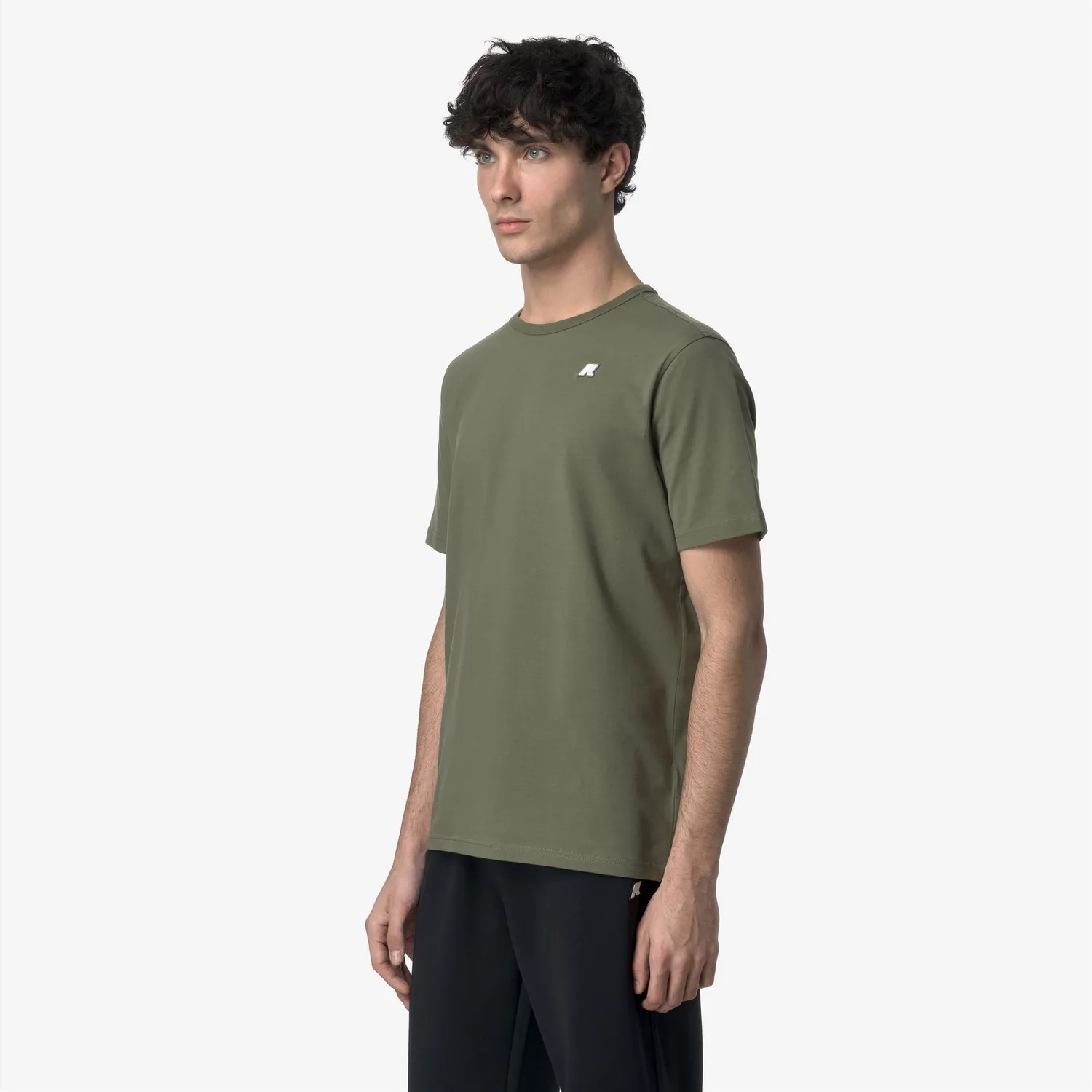 K-Way Adame Light Stretch Jersey tricou bărbați verde