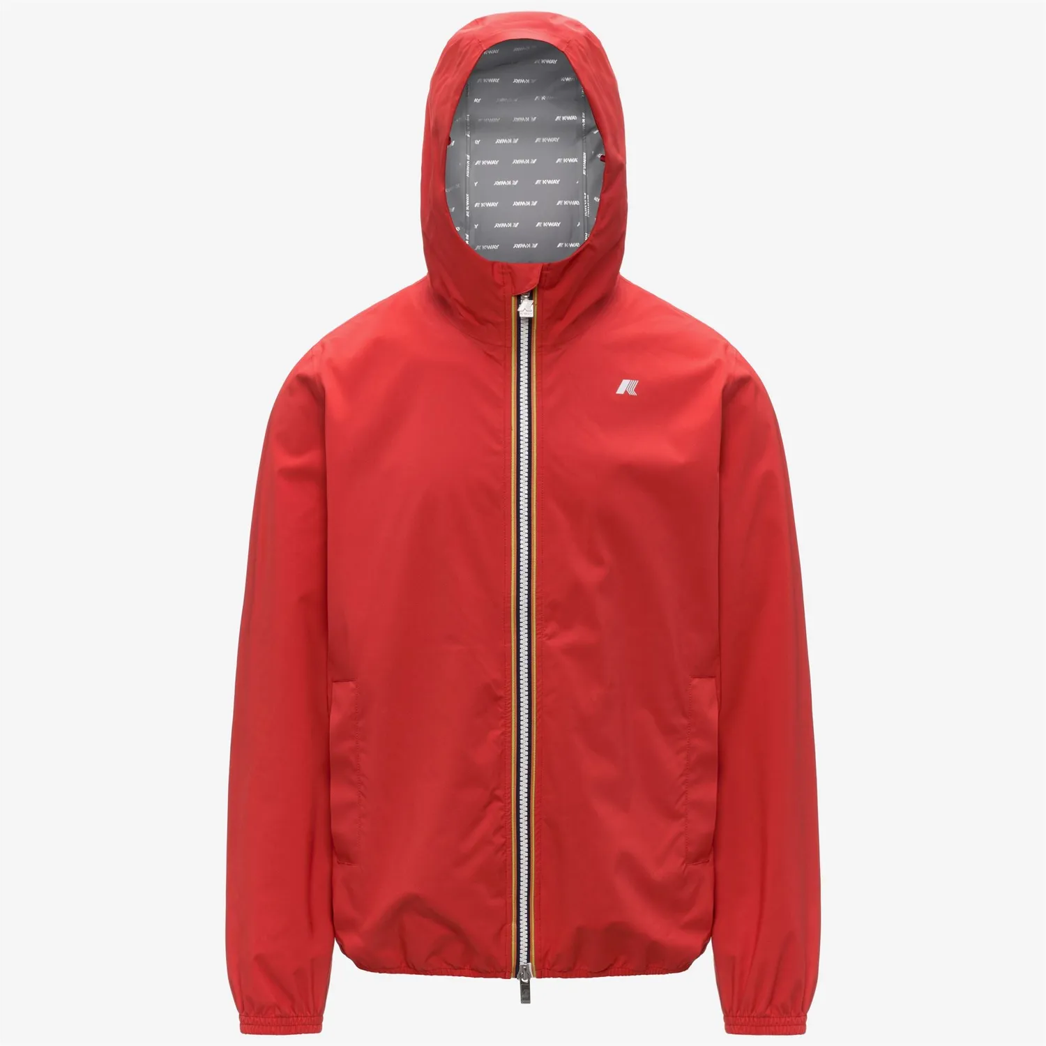 K-Way Jack Stretch Dot geaca scurta rosie impermeabila