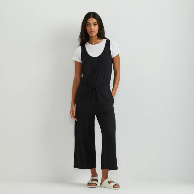Eddie Bauer Sightseer Knit salopetă damă neagră tricot
