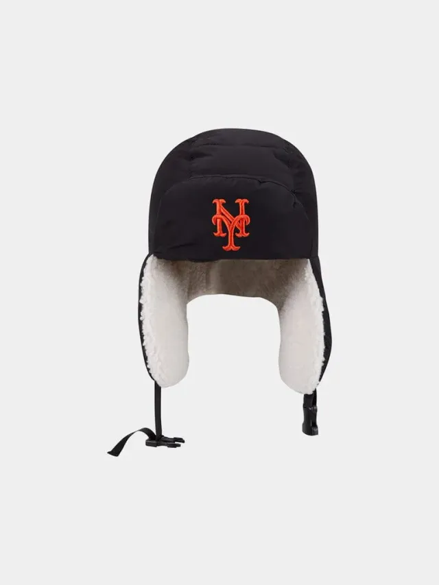 Alpha Industries Mets Puffer caciula trapper neagra