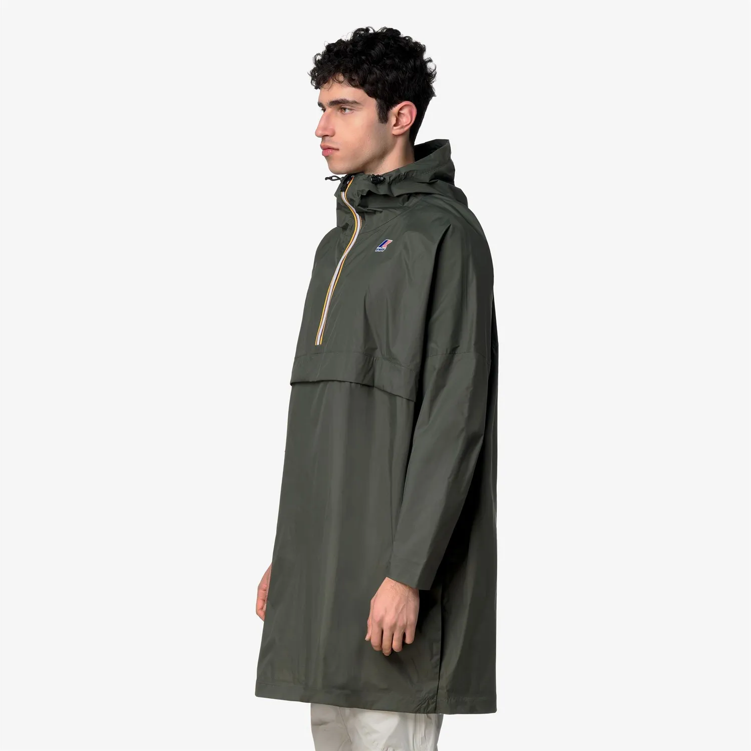K-Way Le Vrai 4.0 Fortune poncho ploaie Green Blackish lung