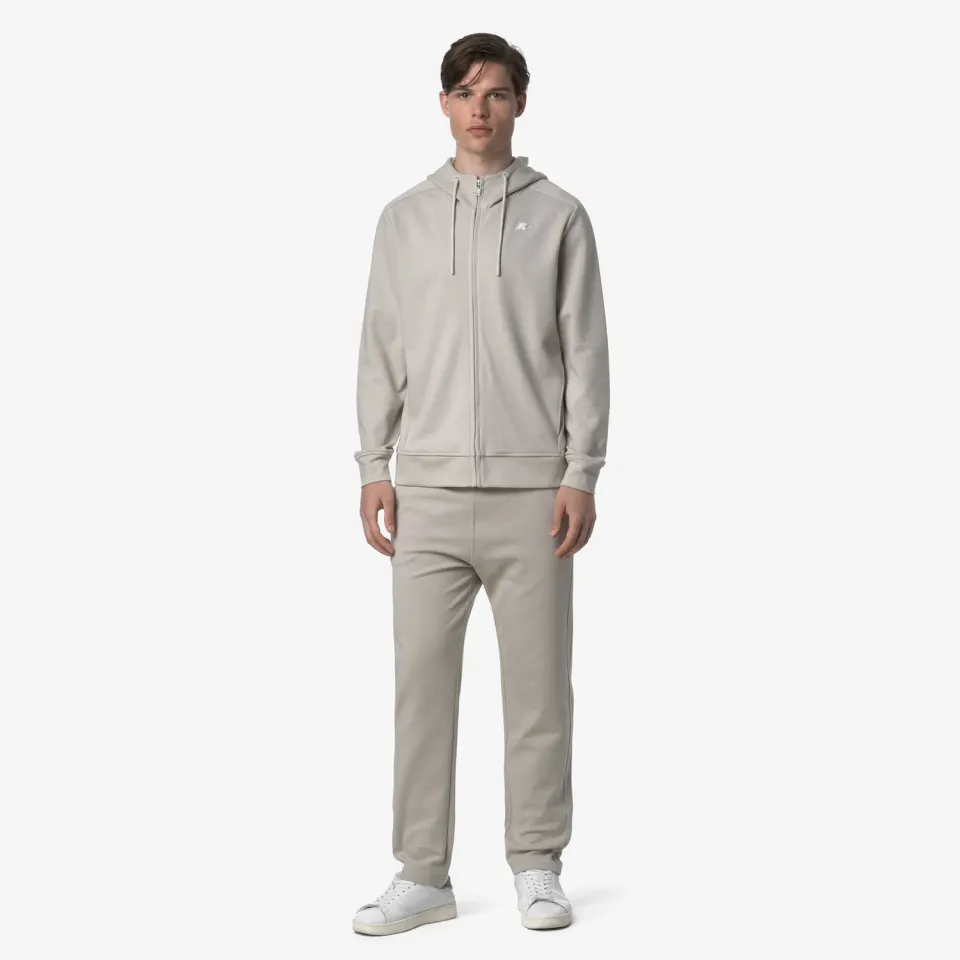 K-Way Iton Interlock pantaloni sport bej deschis