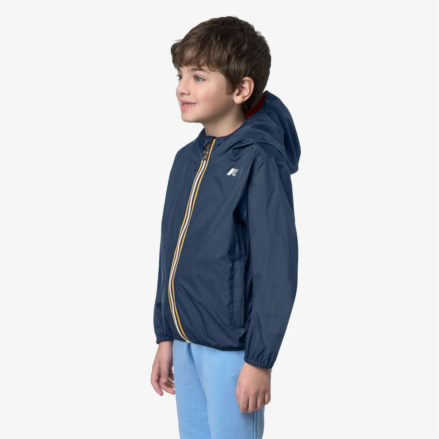 K-Way Jake Plus.2 Double geaca baieti reversibila albastru