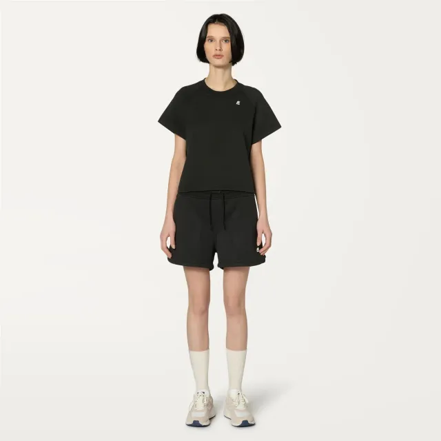 K-Way Rikette short sport dama Black Pure scuba usor