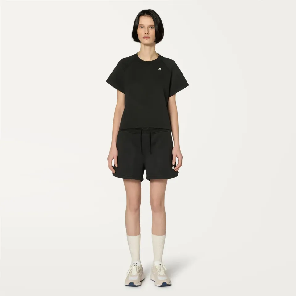 K-Way Rikette short sport dama Black Pure scuba usor