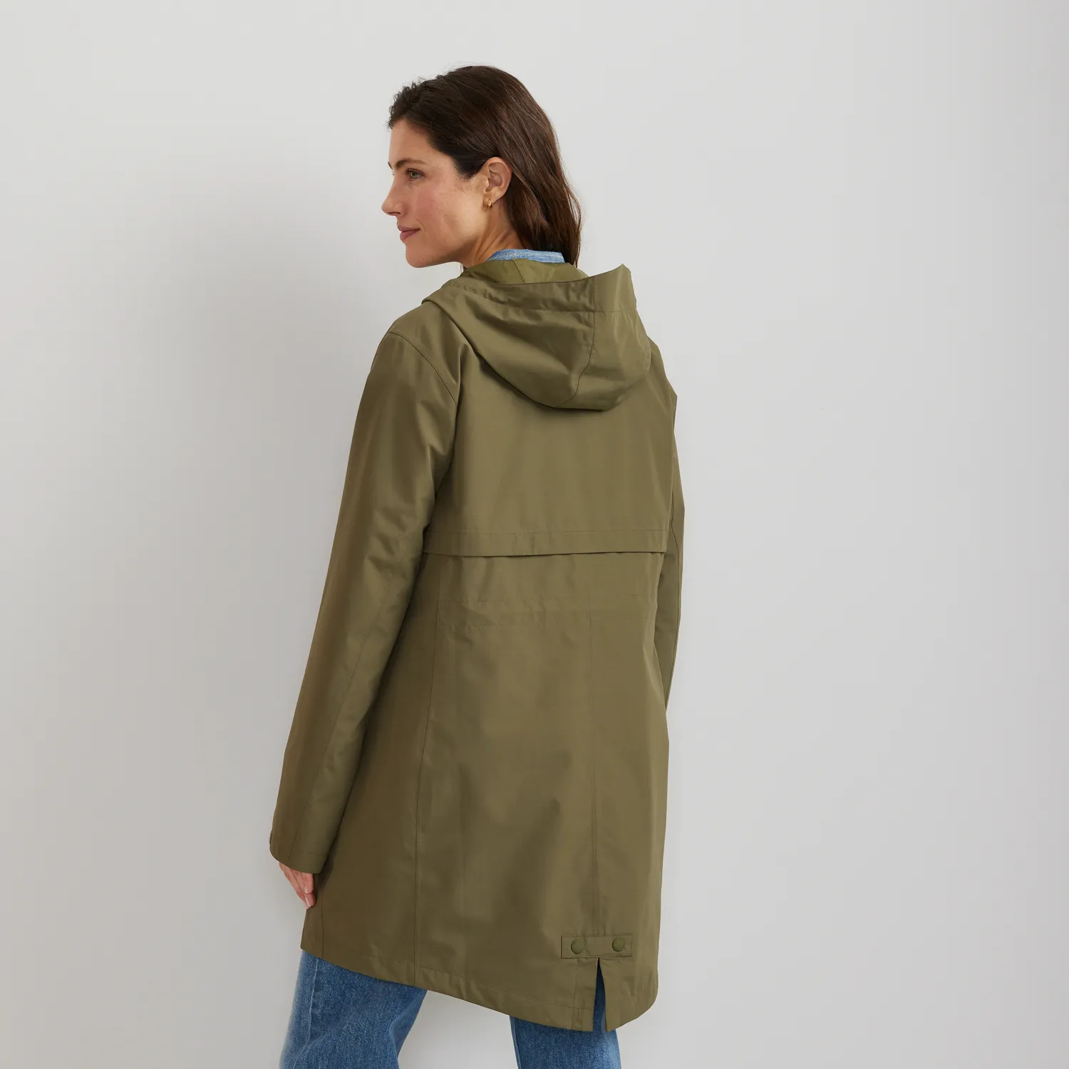 Eddie Bauer Rainy Pass trenci dama negru impermeabil