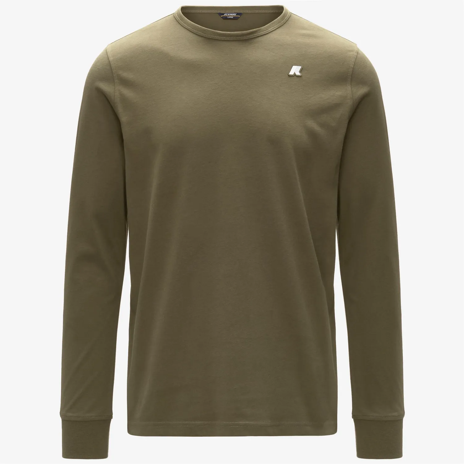 K-Way Elmer JS Peach tricou verde army slim