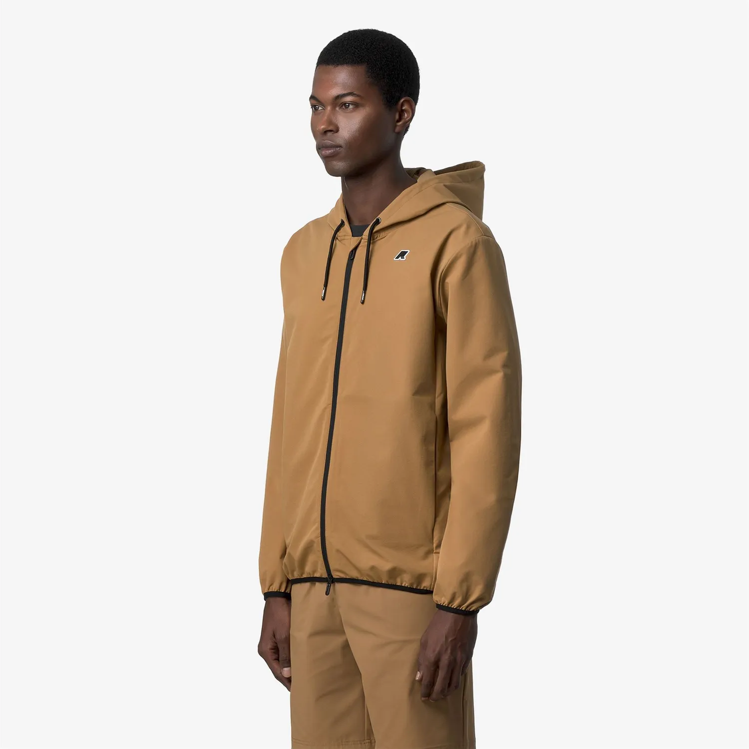 K-Way Journeer Travel hanorac fleece maro cu gluga