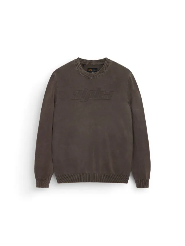 Alpha Industries Alpha Sweater hanorac maro ciocolatiu
