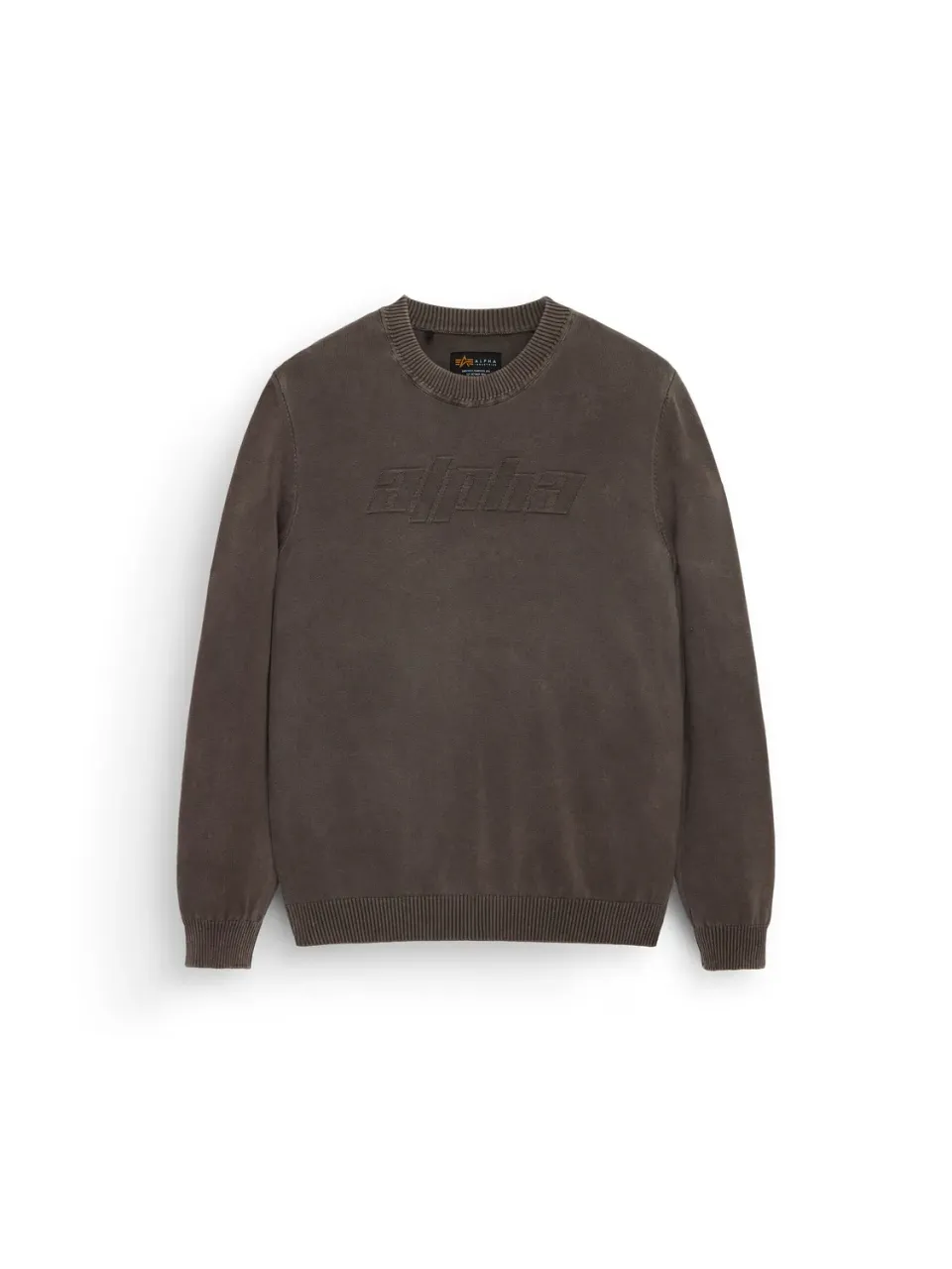 Alpha Industries Alpha Sweater hanorac maro ciocolatiu