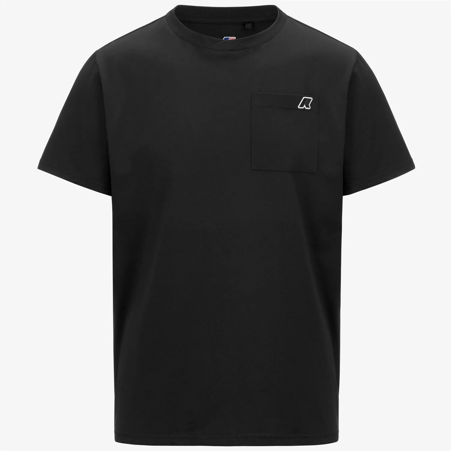 K-Way Suivant tricou unisex Black Pure cu buzunare