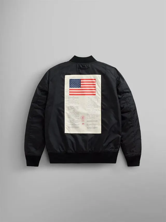 Alpha Industries L-2B Bloodchit geacă bomber neagră nailon