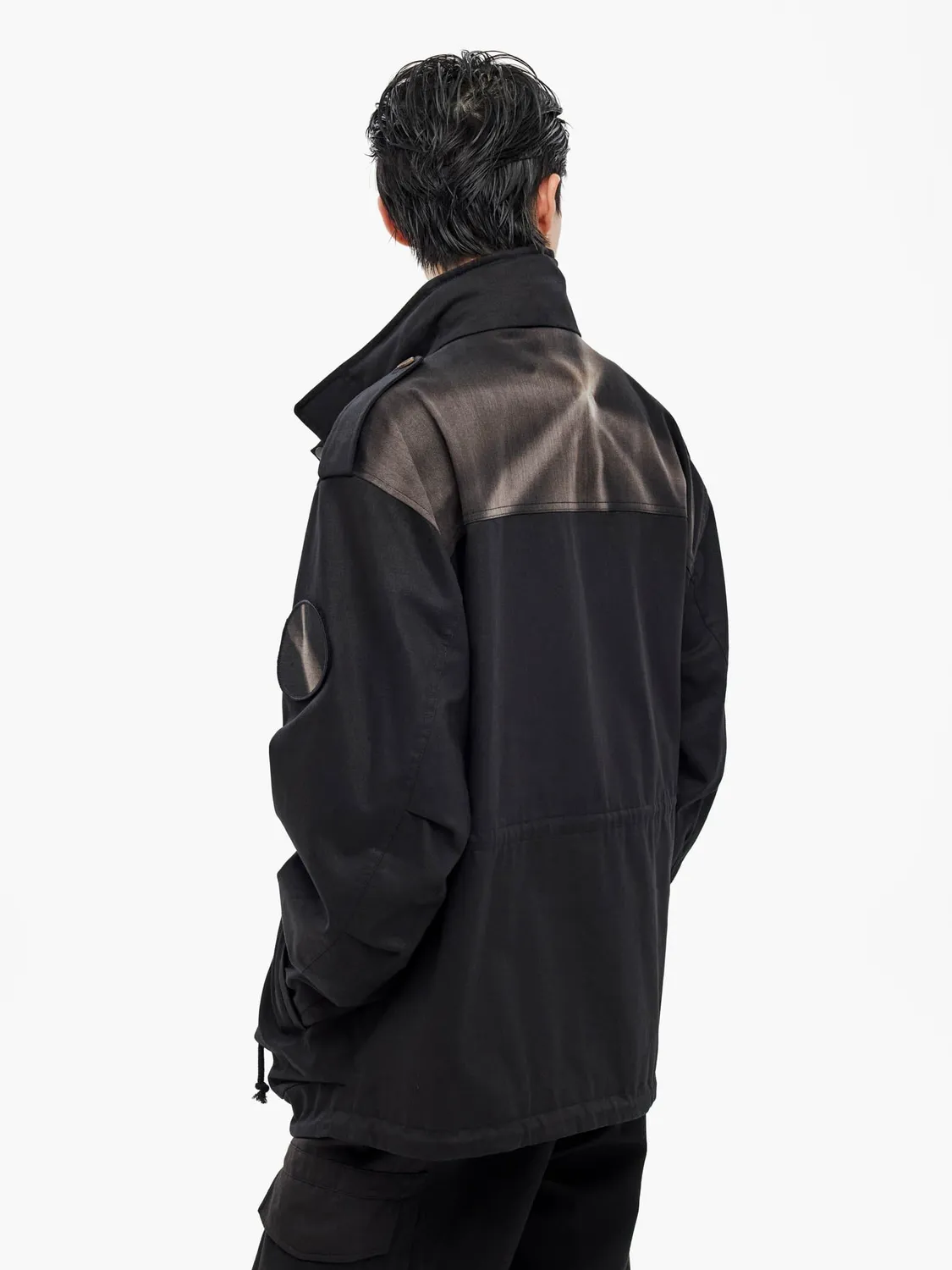 Alpha Industries Jiyongkim Sun-Bleached Field palton negru bumbac