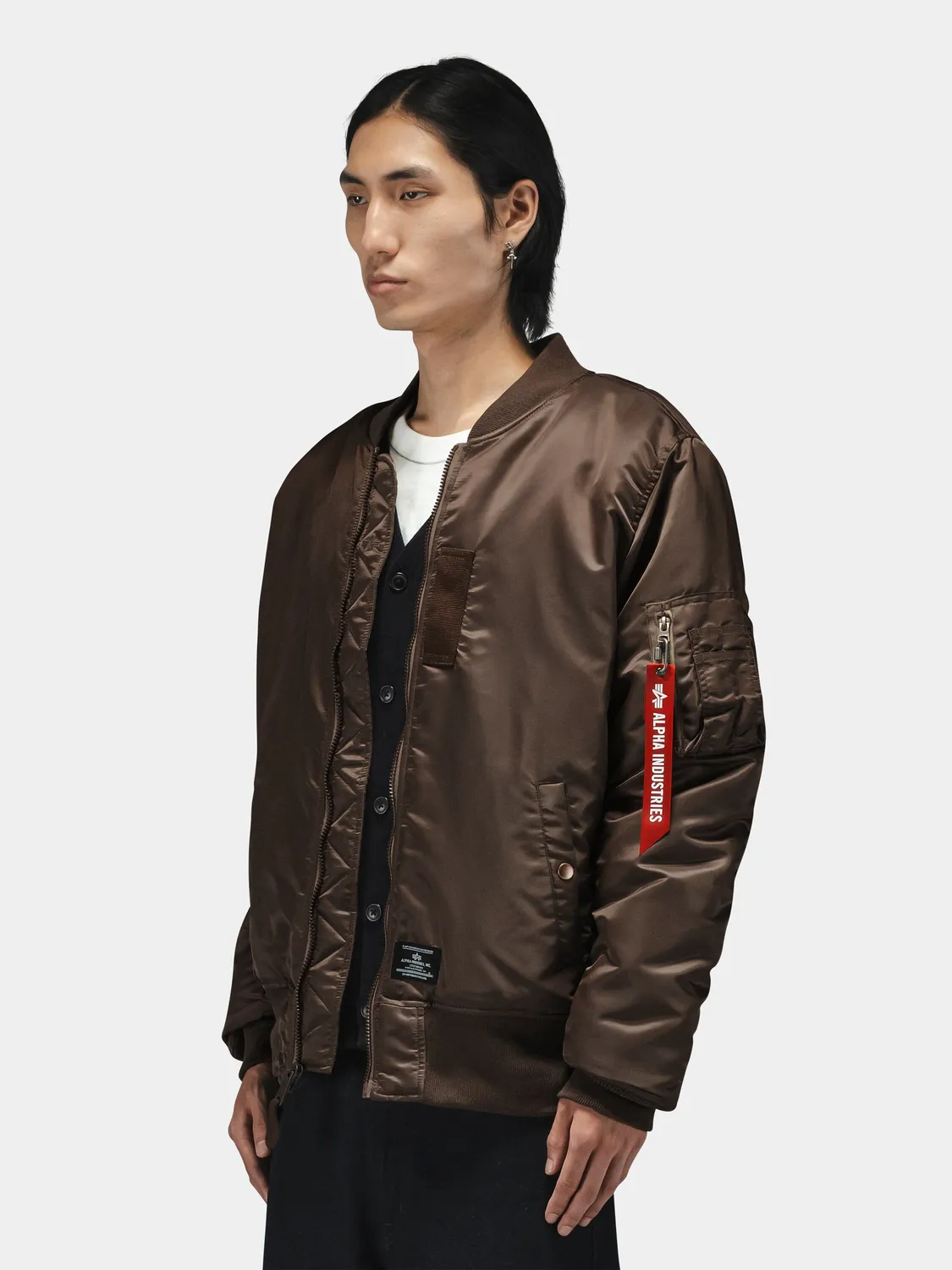 Alpha Industries MA-1 Mod geacă coyote nylon 120g