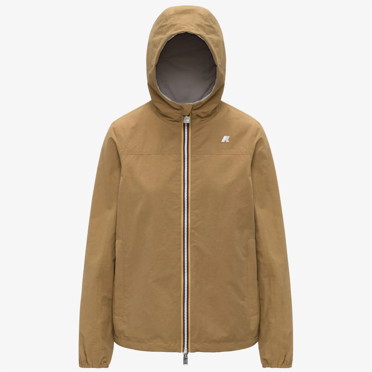 K-Way Jake Cotton Double geacă maro reversibilă