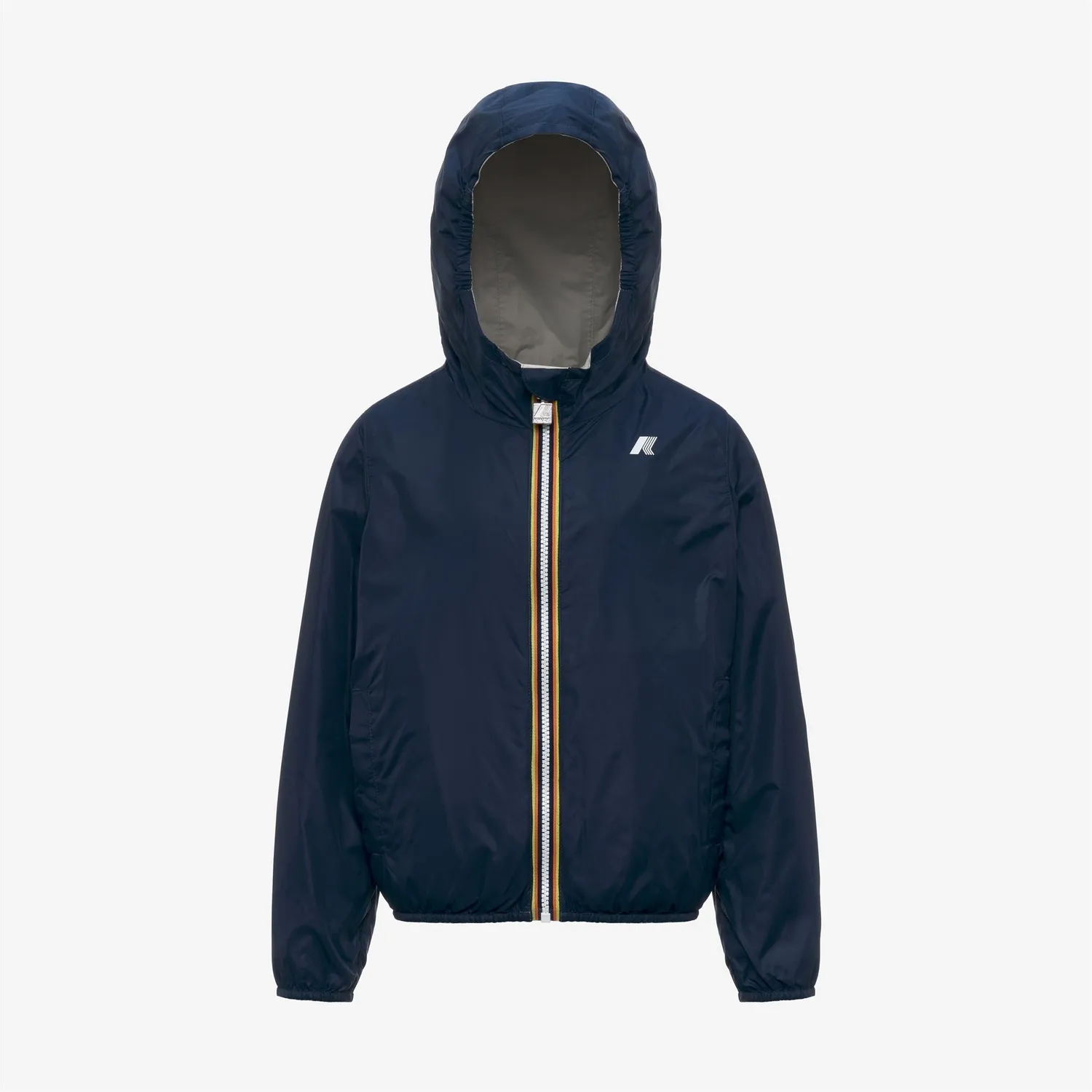 K-Way Jake Plus.2 Double geaca scurta baieti bej reversibila