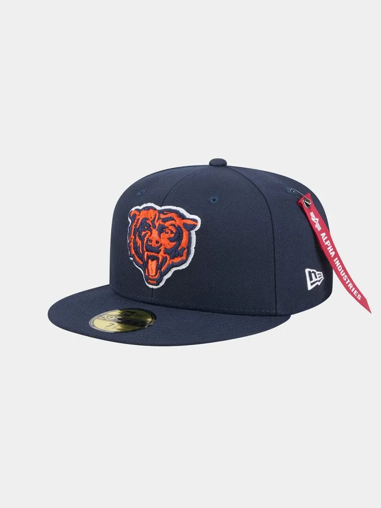 Alpha Industries Chicago Bears 59FIFTY șapcă fitted navy antivânt