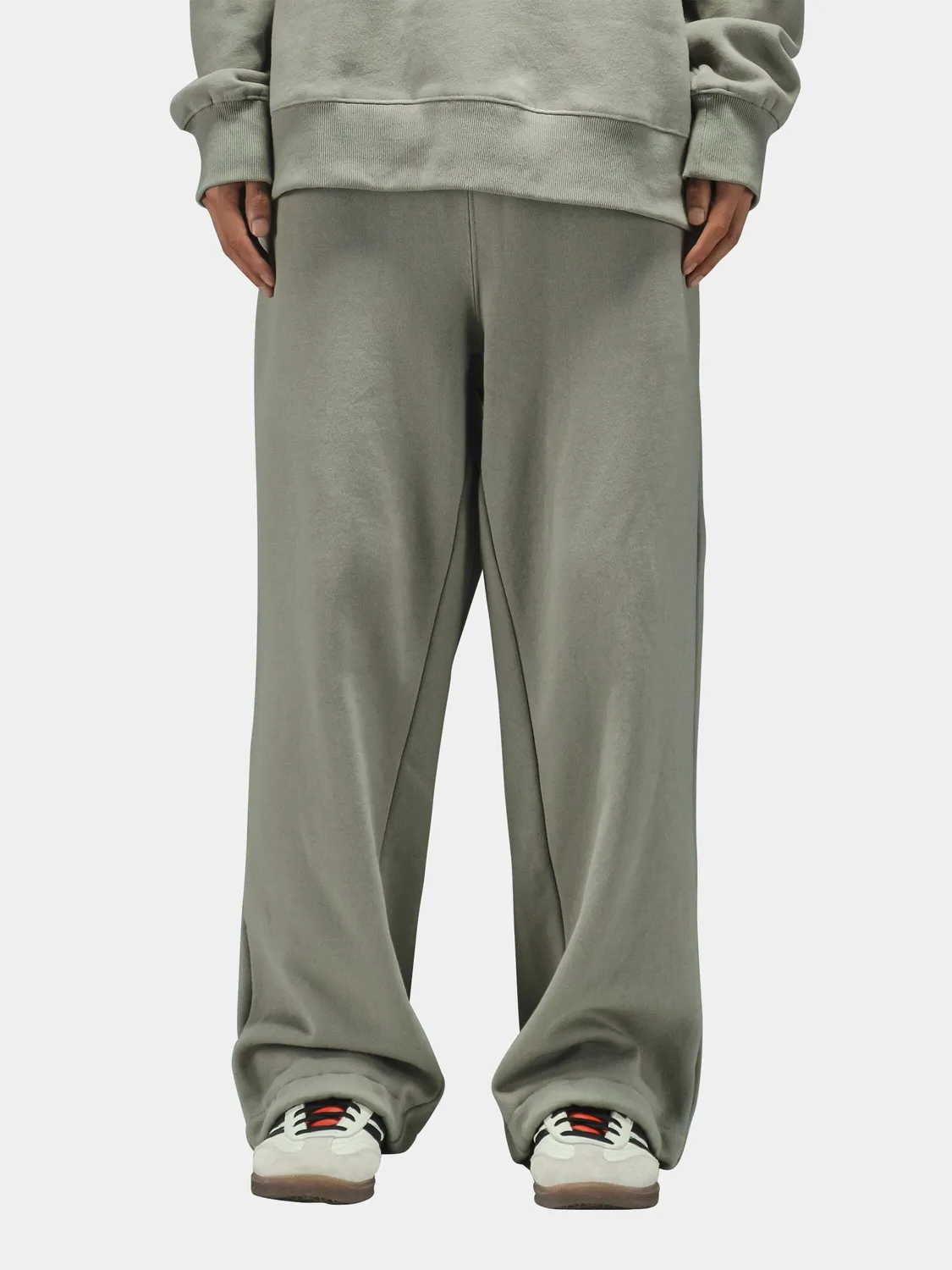 Alpha Industries Essential Sweatpants trening gri bumbac