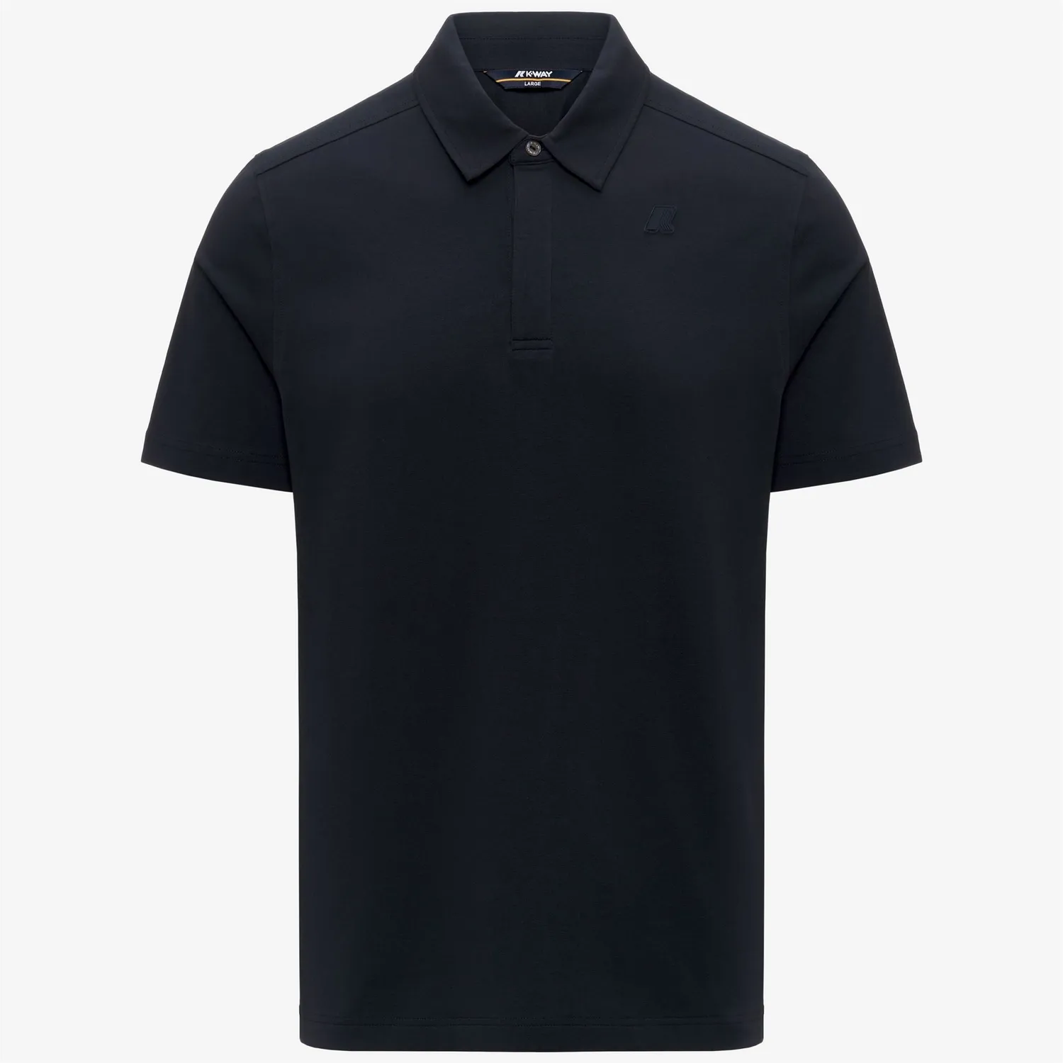 K-Way Viggo polo barbati albastru depth stretch slim