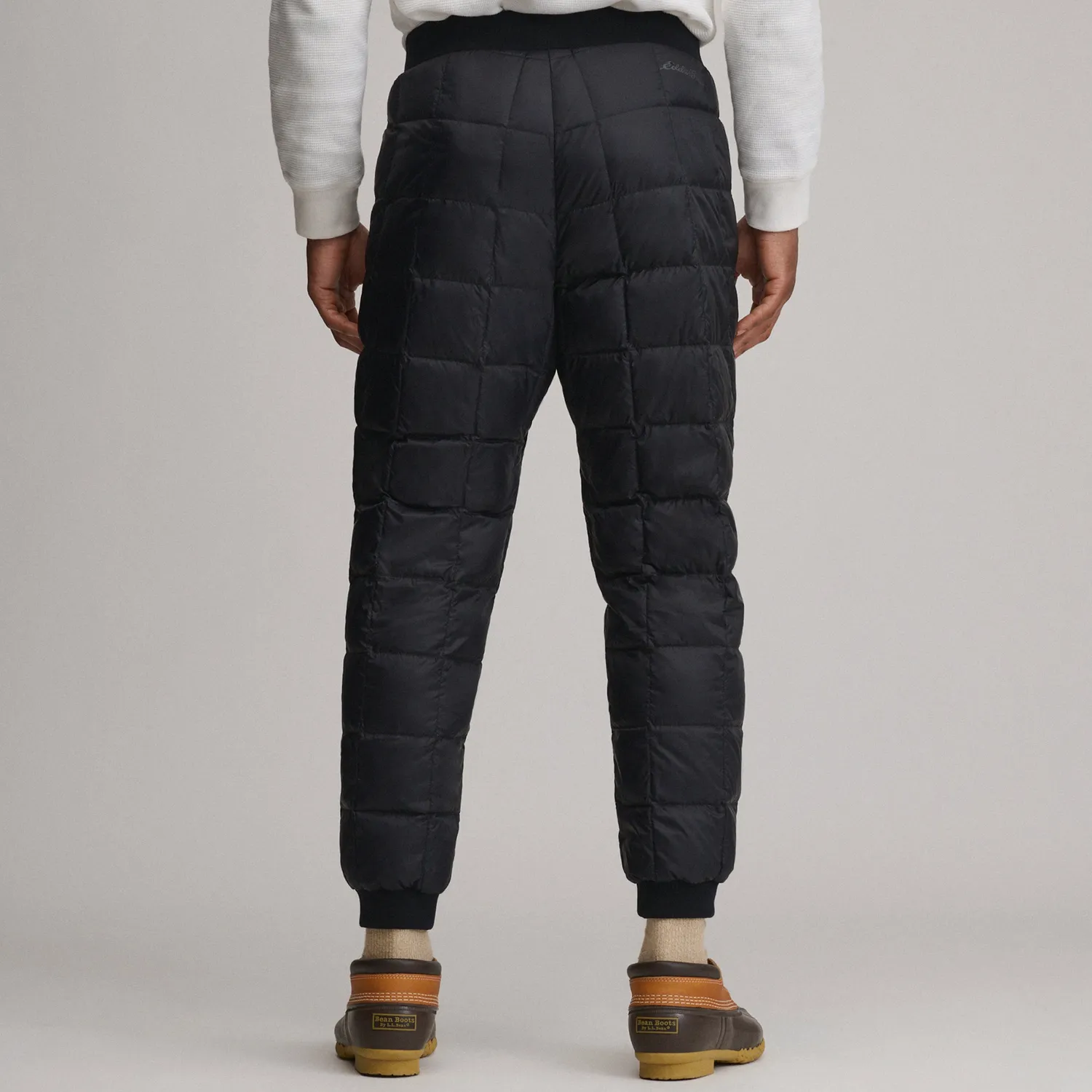 Eddie Bauer CirrusLite Box Quilt pantaloni negri caldurosi