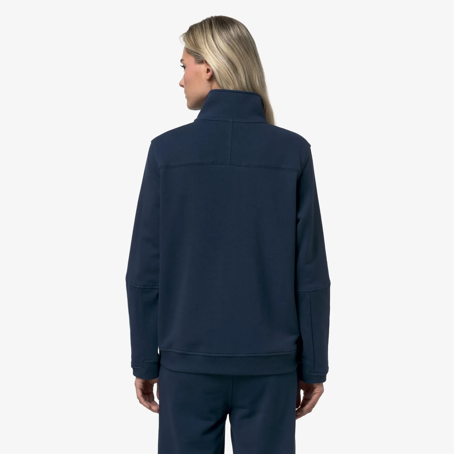 K-Way Pepin Poly Cotton Hanorac Albastru cu Fermoar