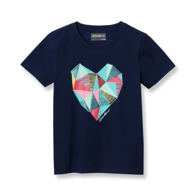 Eddie Bauer Girls Graphic tricou fete bleumarin bumbac