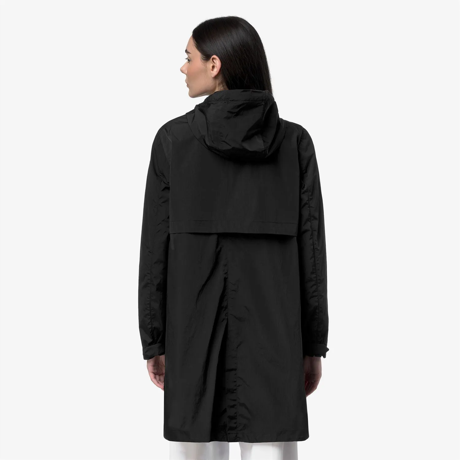 K-Way Sophilene geaca medie Black Pure lucioasa