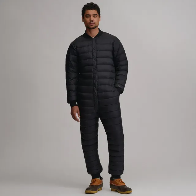 Eddie Bauer Eddie's Camp salopeta barbati puf neagra calduros