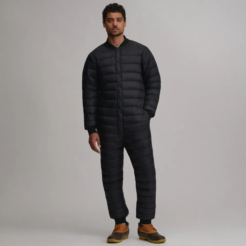 Eddie Bauer Eddie's Camp salopeta barbati puf neagra calduros