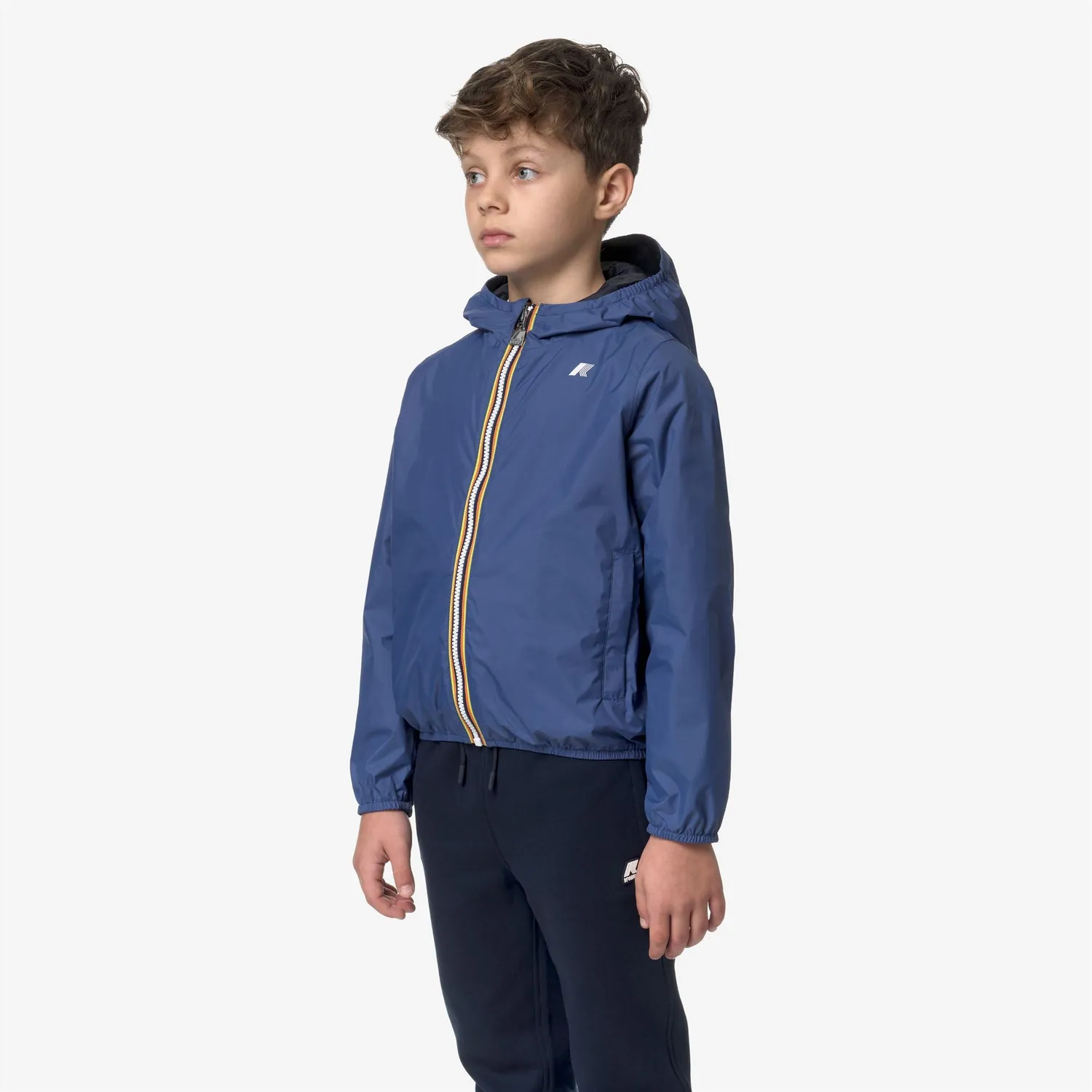 K-Way Jake Plus.2 geaca baieti albastru reversibila